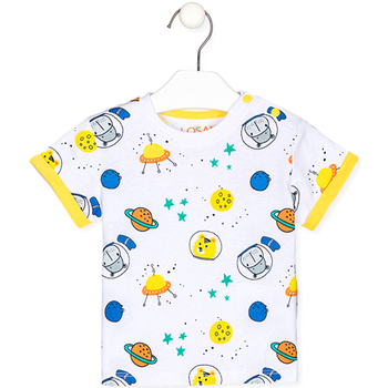 Textiel Kinderen T-shirts & Polo’s Losan 217-1000AL Wit