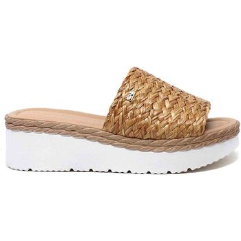 Schoenen Dames Leren slippers Valleverde 32360 Brown