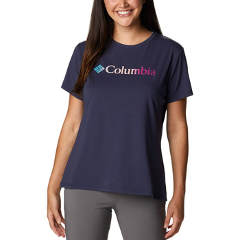 Textiel Dames T-shirts & Polo’s Columbia 1931753 Blauw