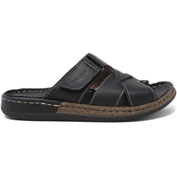 Schoenen Heren Leren slippers Susimoda 57210 Zwart