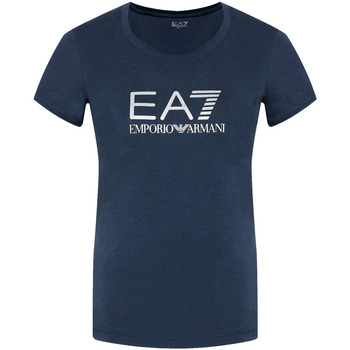 Textiel Dames T-shirts & Polo’s Ea7 Emporio Armani 8NTT63 TJ12Z Blauw