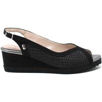 Schoenen Dames Sandalen / Open schoenen Valleverde 28150 Zwart