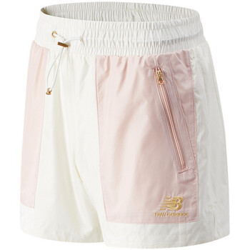 Textiel Dames Korte broeken / Bermuda's New Balance  Roze