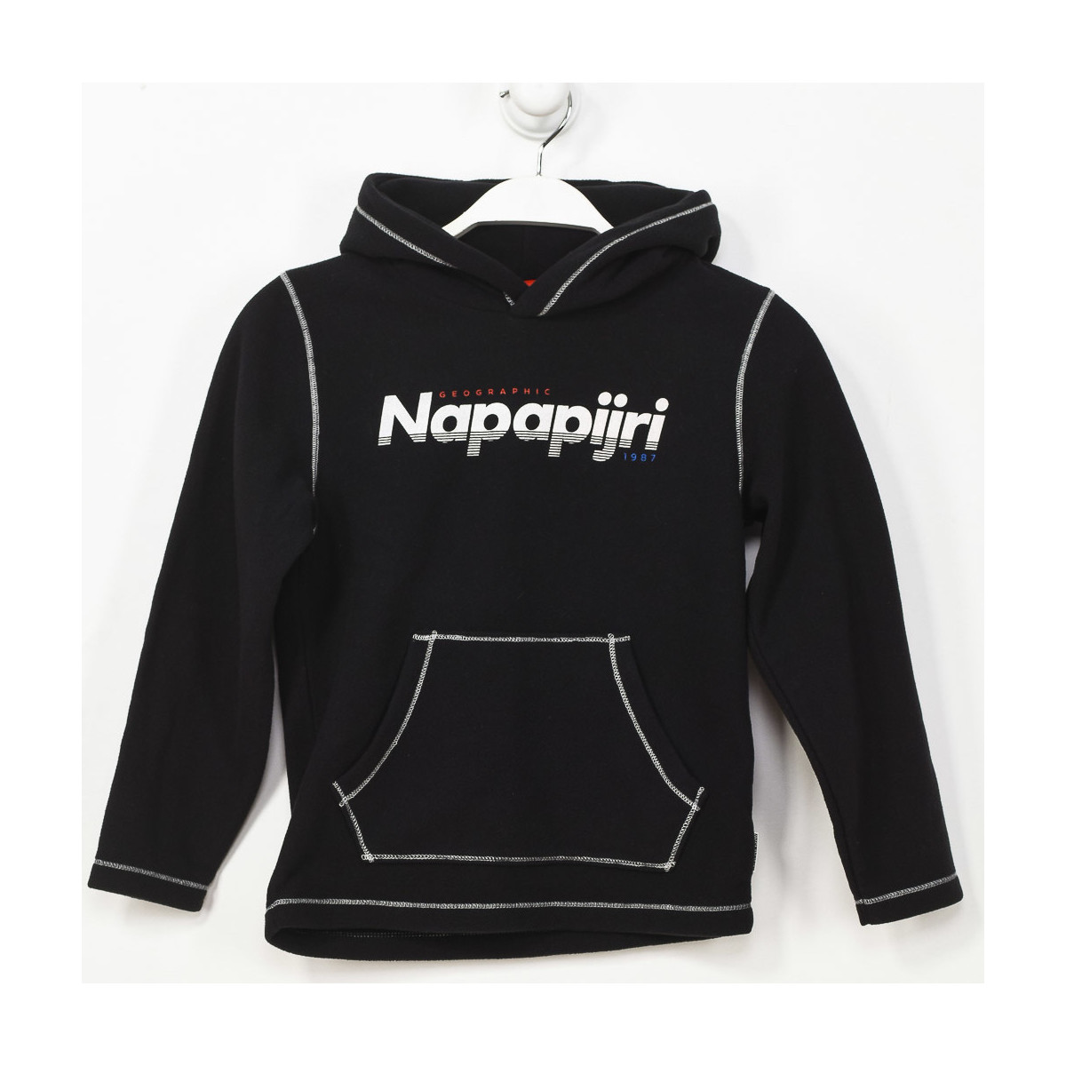 Textiel Jongens Sweaters / Sweatshirts Napapijri GA4EPP-041 Zwart