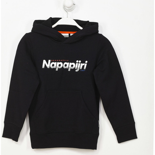 Textiel Jongens Sweaters / Sweatshirts Napapijri GA4EQ4-041 Zwart
