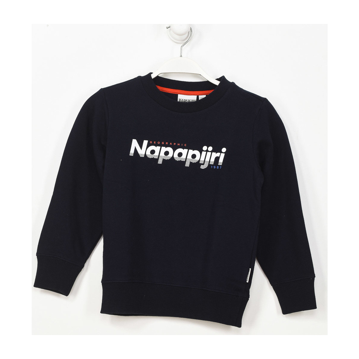 Textiel Jongens Sweaters / Sweatshirts Napapijri GA4EQ6-176 Zwart