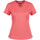 Textiel Dames T-shirts korte mouwen Peak Mountain T-shirt manches courtes femme ACRIM Orange