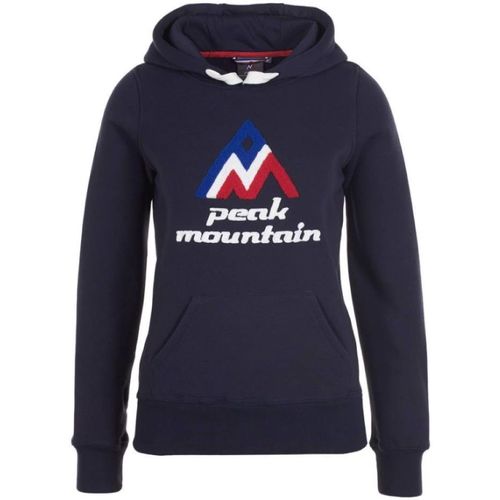 Textiel Dames Sweaters / Sweatshirts Peak Mountain Sweat à capuche femme ADRIVER Marine