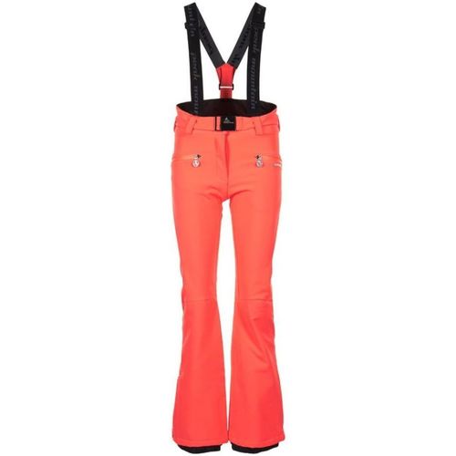 Textiel Dames Broeken / Pantalons Peak Mountain Pantalon de ski femme AFU Orange