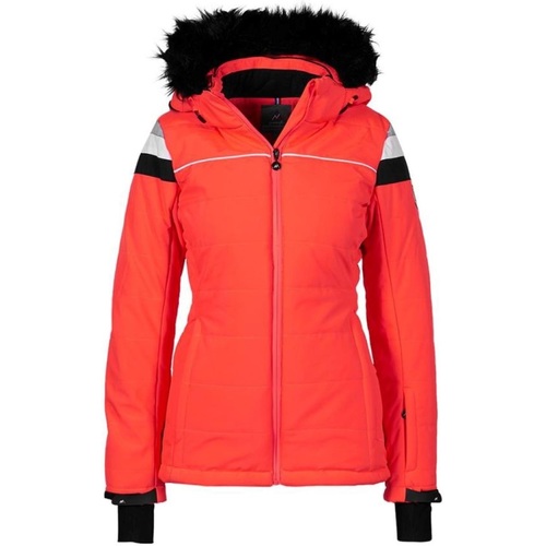 Textiel Dames Dons gevoerde jassen Peak Mountain Doudoune de ski femme AMPION Orange