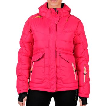 Textiel Dames Dons gevoerde jassen Peak Mountain Doudoune de ski femme ANECY Roze
