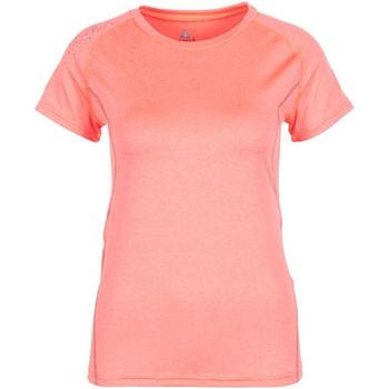 Textiel Dames T-shirts korte mouwen Peak Mountain T-shirt manches courtes femme ANSHO Orange