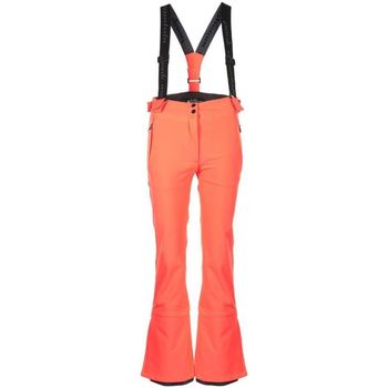 Textiel Dames Broeken / Pantalons Peak Mountain Pantalon de ski femme APELL Orange