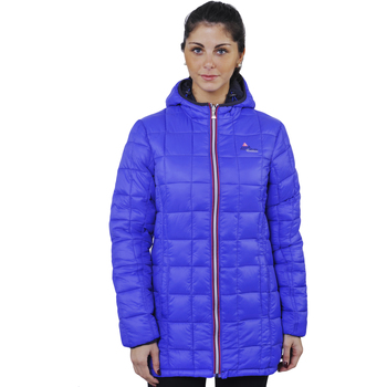 Textiel Dames Dons gevoerde jassen Peak Mountain Doudoune longue réversible de ski femme AWILL Blauw