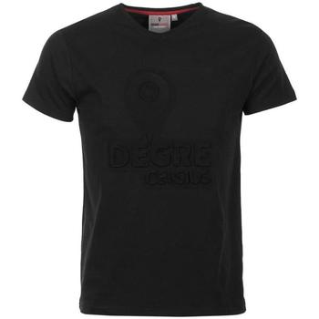Textiel Heren T-shirts korte mouwen Degré Celsius T-shirt manches courtes homme CABOS Zwart