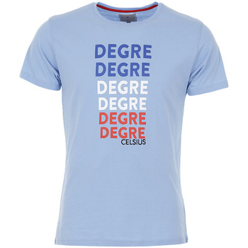 Textiel Heren T-shirts korte mouwen Degré Celsius T-shirt manches courtes homme CEGRADE Blauw