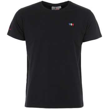 Textiel Heren T-shirts korte mouwen Degré Celsius T-shirt manches courtes homme CERGIO Zwart