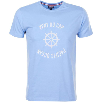 Textiel Heren T-shirts korte mouwen Vent Du Cap T-shirt manches courtes homme CHERYL Blauw