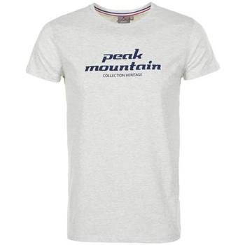 Textiel Heren T-shirts korte mouwen Peak Mountain T-shirt manches courtes homme COSMO Grijs
