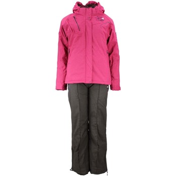 Textiel Meisjes Broeken / Pantalons Peak Mountain Ensemble de ski fille GAZLY Roze