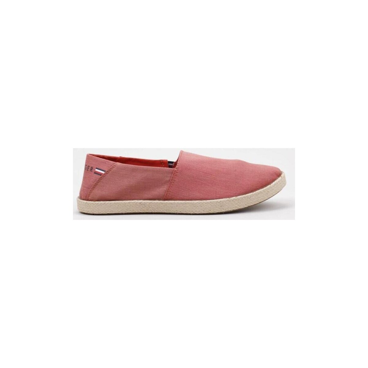 Schoenen Heren Espadrilles Tommy Hilfiger RECYCLED CHAMBRAY SLIP ON Rood