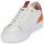Schoenen Heren Lage sneakers Pellet SIMON Veau / Zaad / Wit / Orange