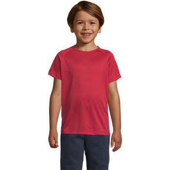 Textiel Kinderen T-shirts korte mouwen Sols Camiseta niño manga corta Rood