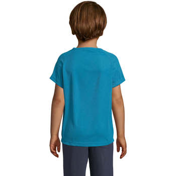 Sols Camiseta niño manga corta Blauw