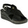 Schoenen Dames Sneakers Diciottopiu 7808 Zwart