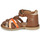 Schoenen Meisjes Sandalen / Open schoenen GBB KLOE Brown