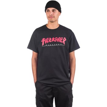 Textiel Heren T-shirts korte mouwen Thrasher  Zwart