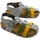 Schoenen Kinderen Sandalen / Open schoenen Plakton Baby Polka B - Ocre Bosco Jeans Multicolour