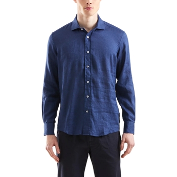 Textiel Heren Overhemden lange mouwen Refrigiwear RM0C10000LI91100 Blauw