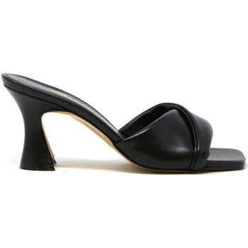 Schoenen Dames Leren slippers Grace Shoes 395A024 Zwart