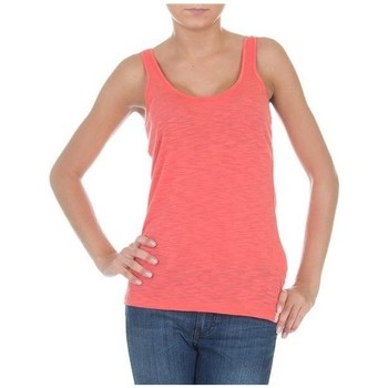 Textiel Dames T-shirts korte mouwen Wrangler Essential Roze