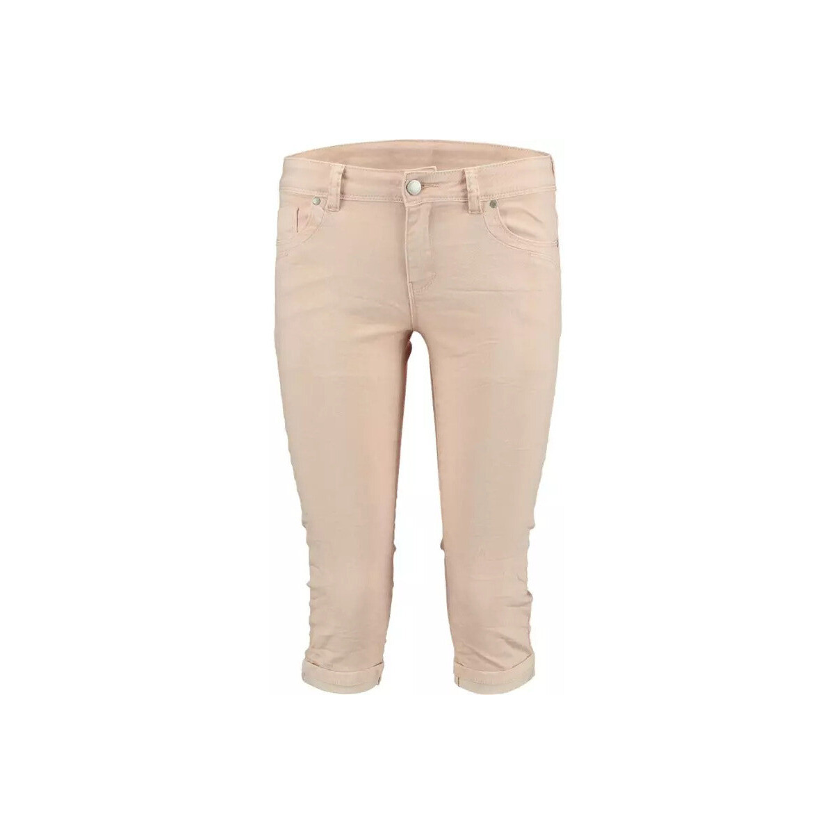 Textiel Dames Broeken / Pantalons Hailys Haily's dames capri jeans broek Jenna Roze