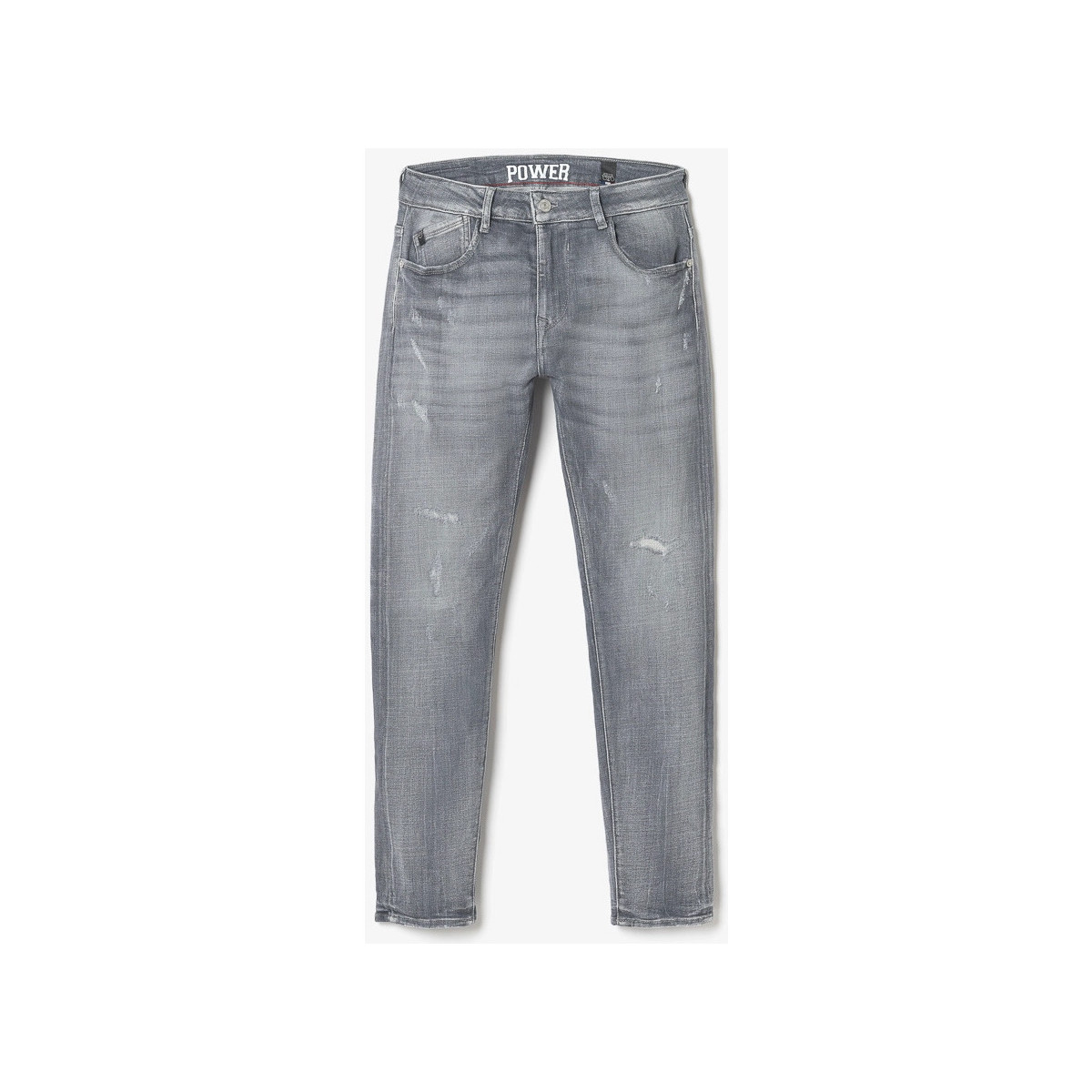 Textiel Heren Jeans Le Temps des Cerises Jeans skinny POWER, 7/8 Grijs