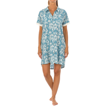 Textiel Dames Pyjama's / nachthemden J&j Brothers JJBCH0610 Blauw