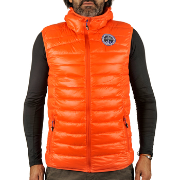 Textiel Heren Dons gevoerde jassen Peak Mountain Doudoune de ski homme COR Orange