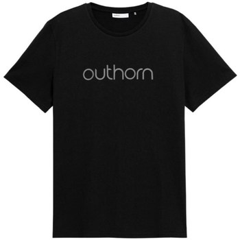 Textiel Heren T-shirts korte mouwen Outhorn HOL22 TSM601 20S Zwart