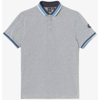 Textiel Heren T-shirts & Polo’s Le Temps des Cerises Poloshirt VOLTO Blauw