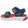 Schoenen Jongens Sandalen / Open schoenen Skechers CUBOSANDAL Zwart / Blauw / Rood