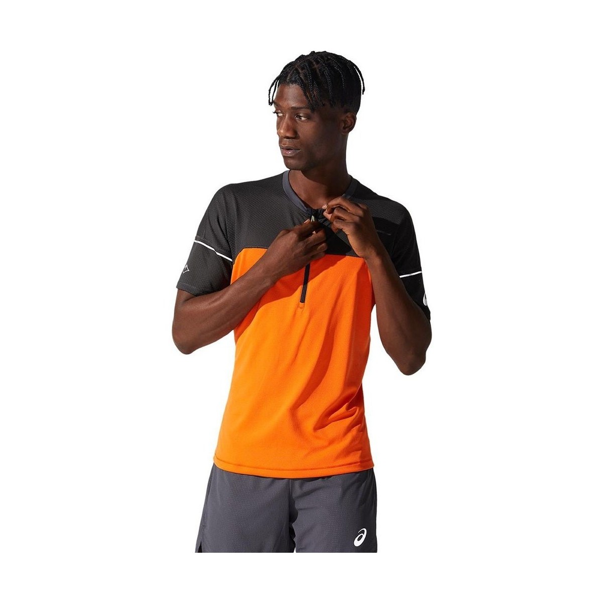 Textiel Heren T-shirts korte mouwen Asics Fujitrail Orange