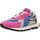 Schoenen Dames Sneakers Run Of PUNK ZEBRA W Multicolour