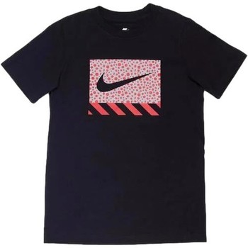 Textiel Jongens T-shirts korte mouwen Nike CAMISETA NIO  SPORTSWEAR  DO1823 Zwart