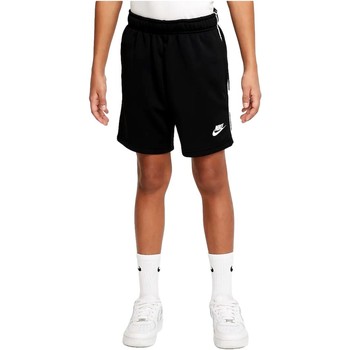 Textiel Jongens Trainingsbroeken Nike PANTALON CORTO NIO   SPORTSWEAR DV0327 Zwart