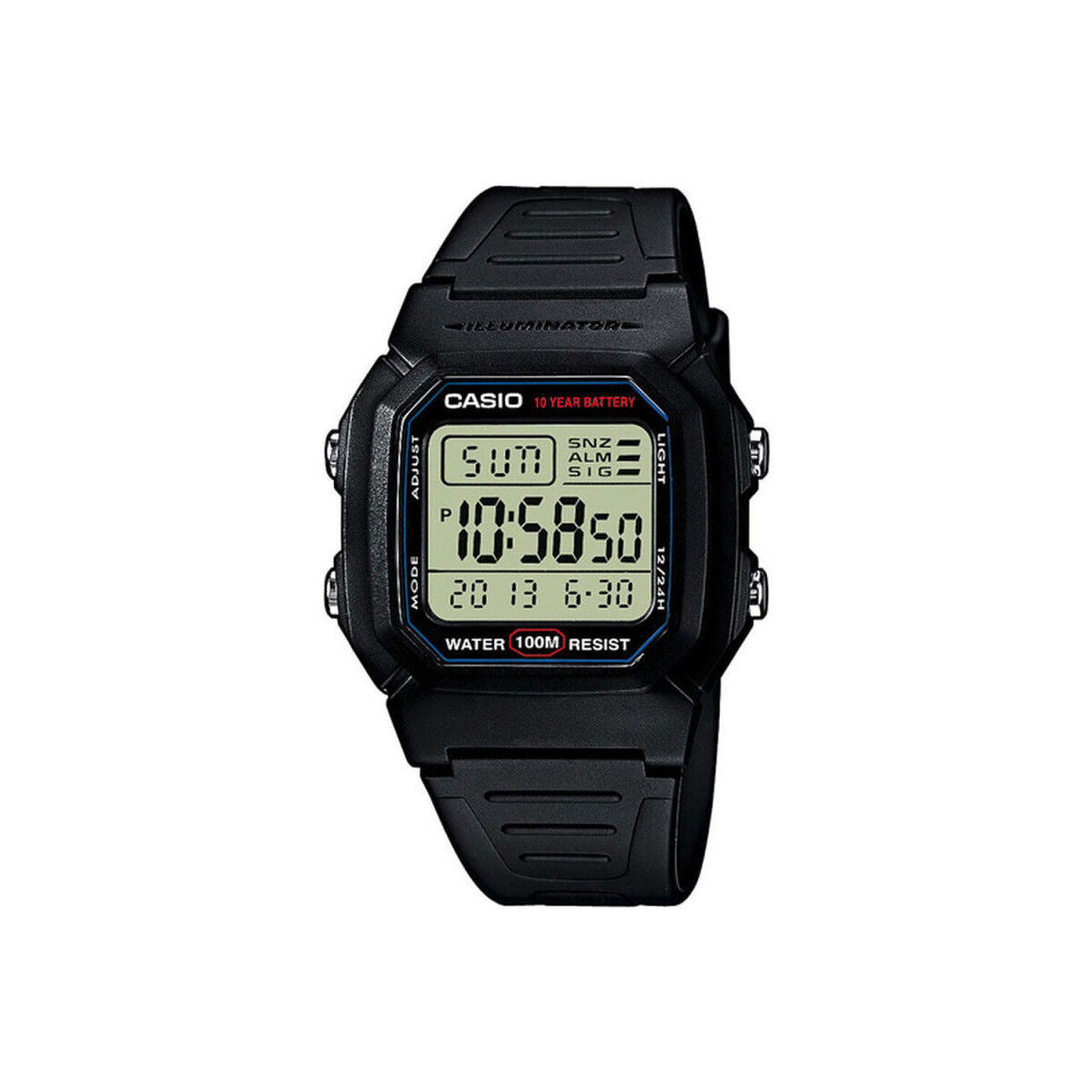 Horloges & Sieraden Dames Horloges Casio Horloge Uniseks  W-800H-1AVES Multicolour