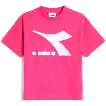 Textiel Kinderen T-shirts korte mouwen Diadora 102178266 Roze