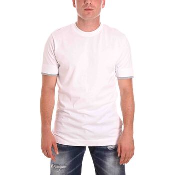 Textiel Heren T-shirts korte mouwen Gazzarini TE62G Wit