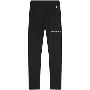 Textiel Meisjes Broeken / Pantalons Calvin Klein Jeans  Zwart